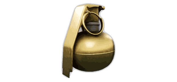 Gold Frag Grenade — WARDOGS