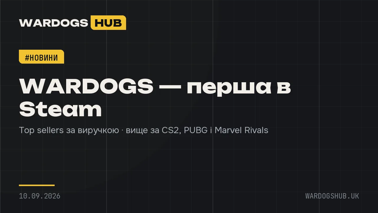 WARDOGS Hits #1 on Steam Before Its Servers Even Open