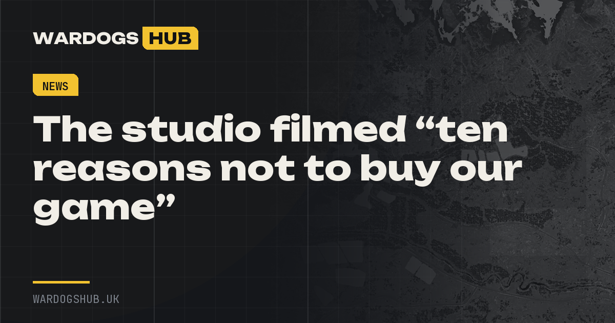 A frame from our WARDOGS beta recording