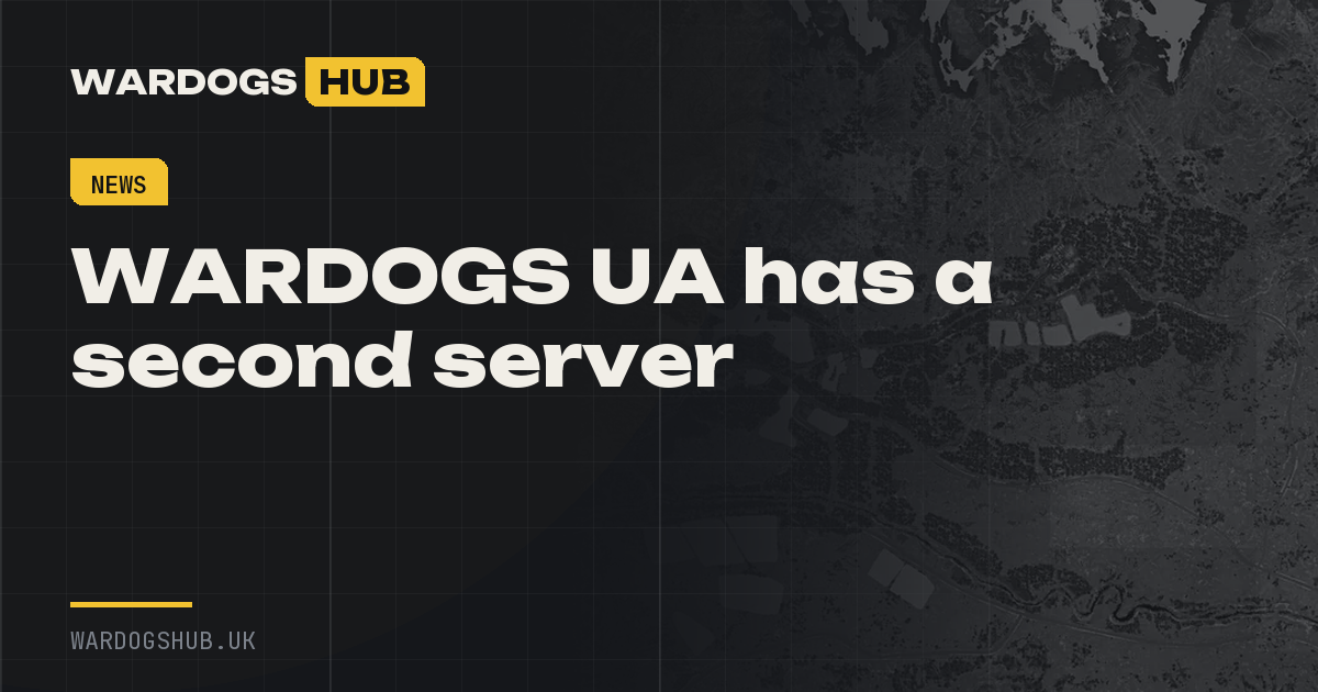 WARDOGS UA has a second server — 200 slots together