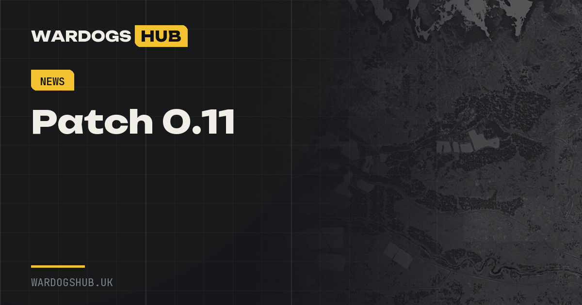 Patch 0.11 — maintenance and a repaired server browser